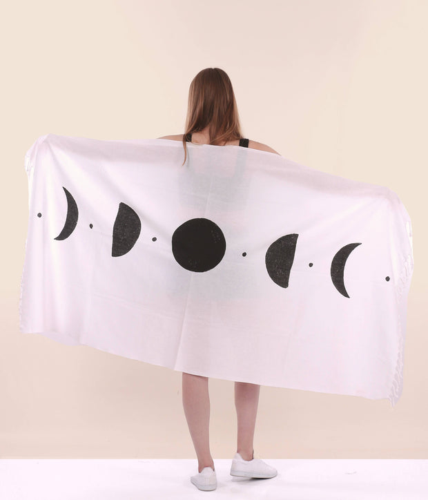 Moon Phases Beach Towel