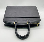 LV Epi Noir Black Riviera Handbag