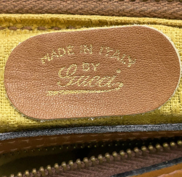 Gucci GG Supreme Sherry Line Canvas Leather Mini Speedy Bag