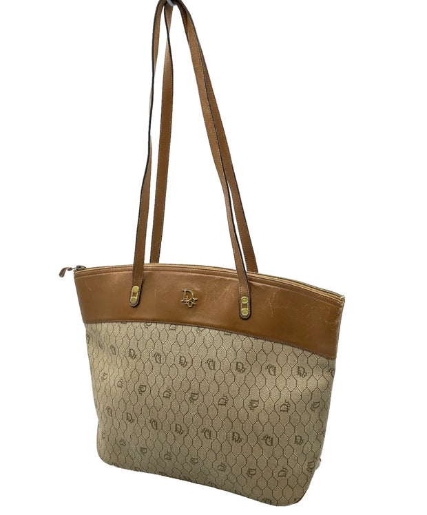 Dior Honeycomb PVC + Leather Tote