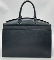 LV Epi Noir Black Riviera Handbag
