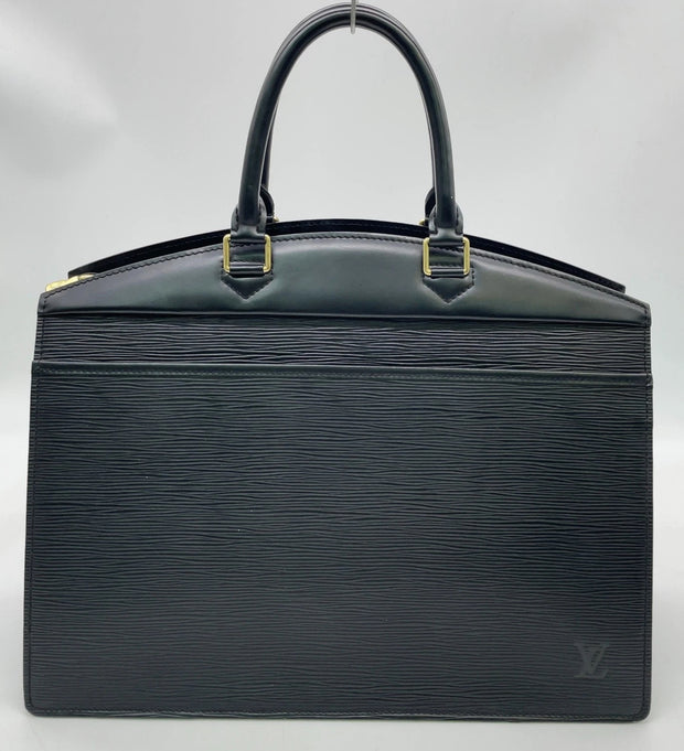 LV Epi Noir Black Riviera Handbag