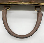 Gucci Canvas Supreme Leather Boston Travel Bag