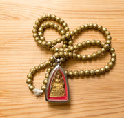 Blessed Amulet with Gold & Red