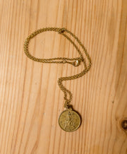 Gold Buddha Medallion