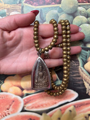 Meditating Amulet with Big Beads