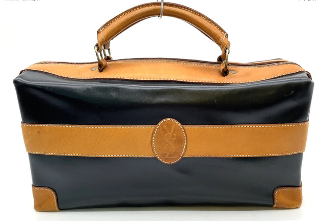YSL Vintage Travel Leather Bag