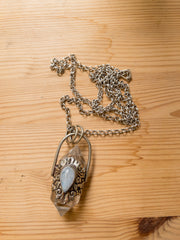 Ko Lipe Quartz Necklace with Moonstone