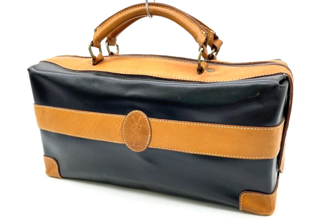 YSL Vintage Travel Leather Bag