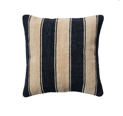 Striped Chenille Pillow