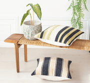 Striped Chenille Pillow
