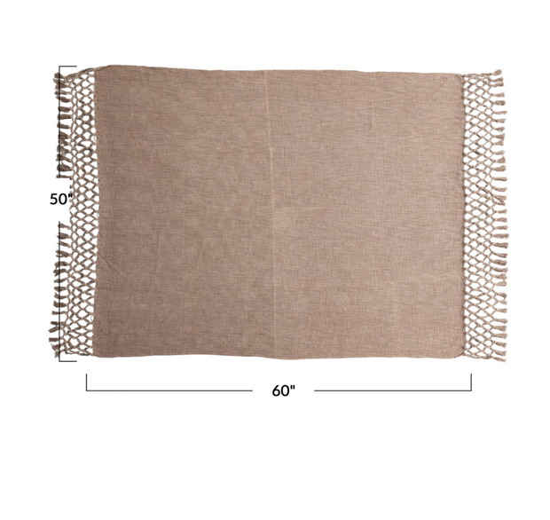 Cotton Slub Throw