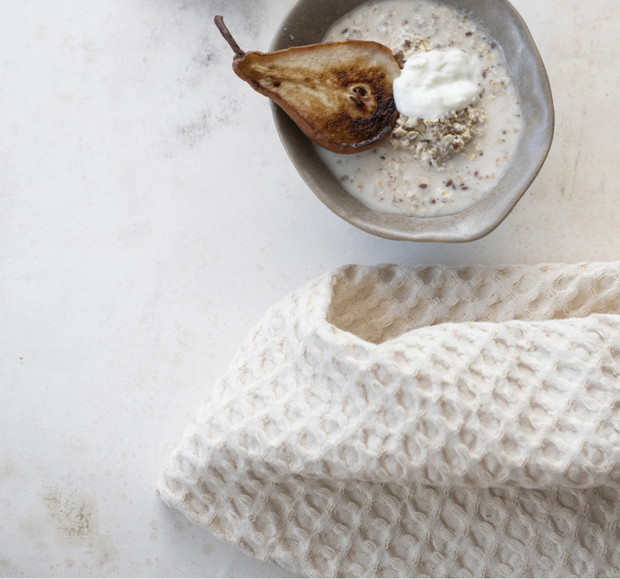 Stonewashed Waffle Towel