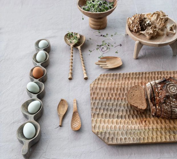 Mango Wood Salad Servers