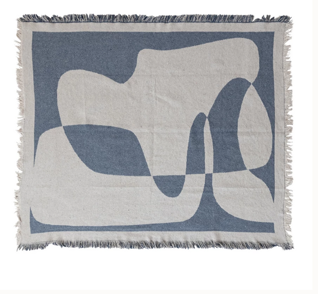 Waves Jacquard Throw