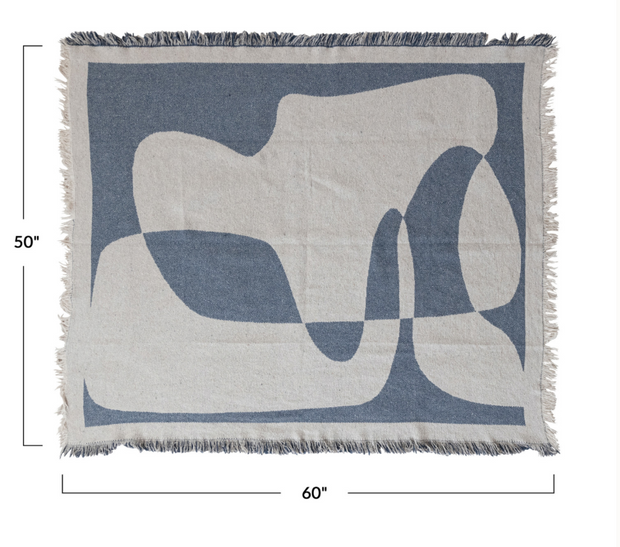 Waves Jacquard Throw