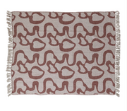 Abstract Jacquard Throw