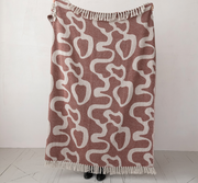 Abstract Jacquard Throw