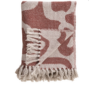 Abstract Jacquard Throw
