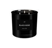 Fvith Black Rose 3 - wick Candle