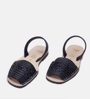 Navy Woven Pons