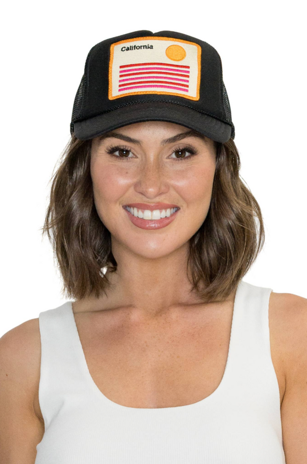 California Stripes Trucker Hat