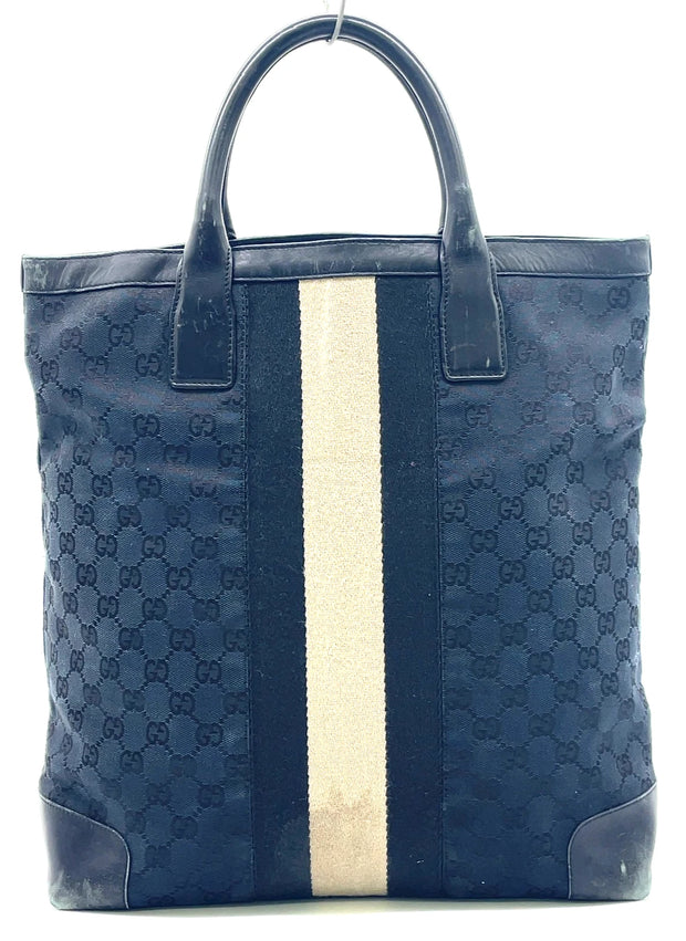 Gucci Canvas Sherry Line Handbag