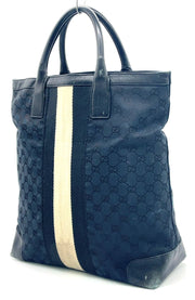Gucci Canvas Sherry Line Handbag