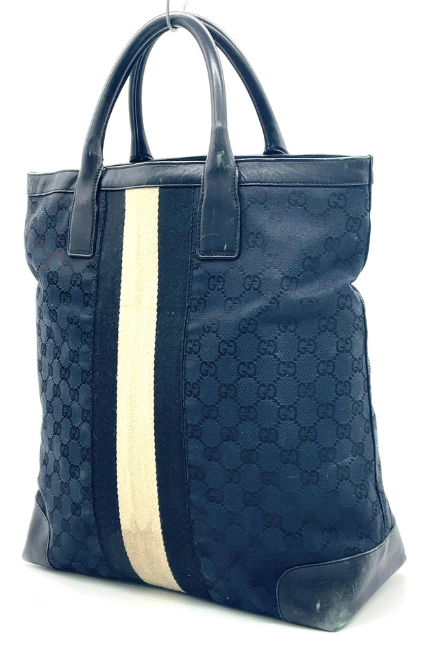 Gucci Canvas Sherry Line Handbag