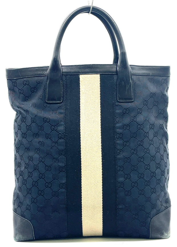 Gucci Canvas Sherry Line Handbag