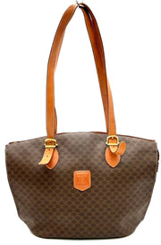 Celine Brown Macadam Tote Bag