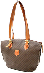 Celine Brown Macadam Tote Bag