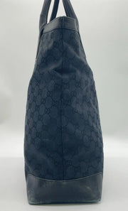 Gucci Canvas Sherry Line Handbag