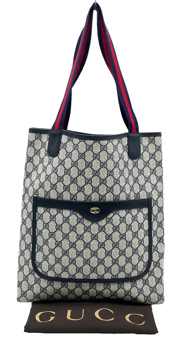 Gucci GG Supreme Sherry Line Tote
