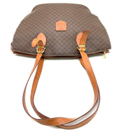 Celine Brown Macadam Tote Bag