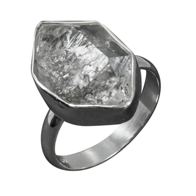 The Rock Herkimer Stone Sterling Ring