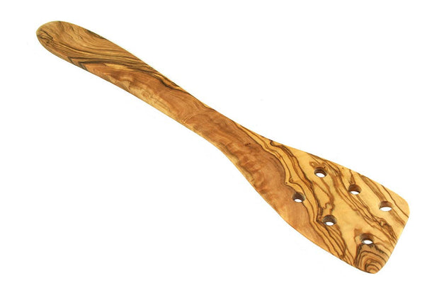 Olive Wood perforated spatula