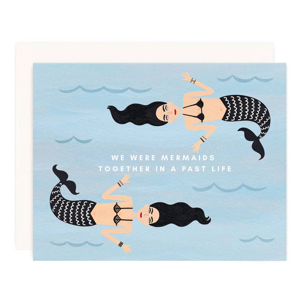 We Were Mermaids Greeting Card