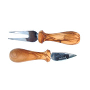 Olive Wood Cheese Cutlery Set