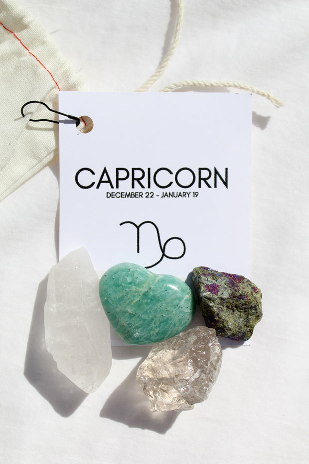 Astrology Crystal Pouch *CAPRICORN*